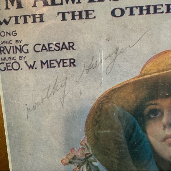 I'm Always Falling In Love With The Other Fellow's Girl George Meyer FRAMED - Picture 7 of 11